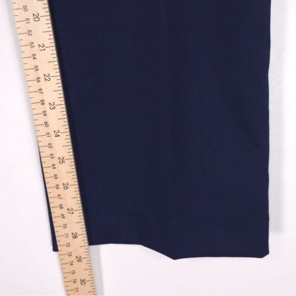 NWOT Alaska Airlines Luly Yang WOOL Blend Navy Trouser Pants 300001 Size 08 RG - Picture 7 of 13